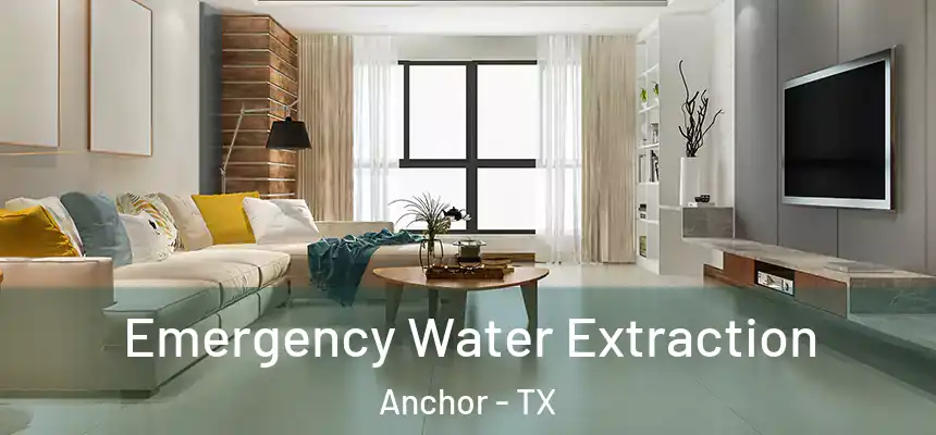  Emergency Water Extraction Anchor - TX